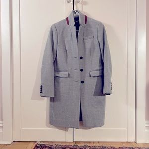 J Crew Regent Topcoat in Double Surge Wool